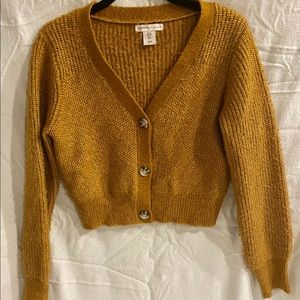 Mustard cardigan